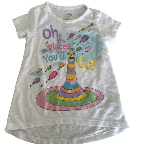 Dr. Seuss 'Oh, the Places You'll Go!' Graphic Tee - 2T - Picture 1 of 4